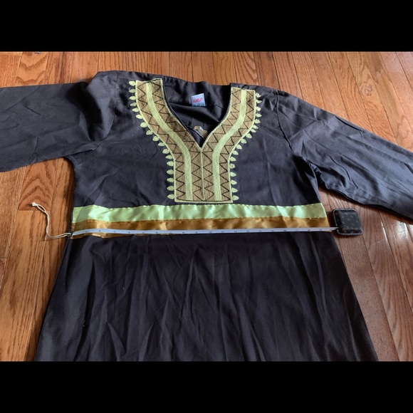 Bohemian Embroidered 💯% Egyptian Cotton Kaftan Dress. One of a kind! - Picture 2 of 12